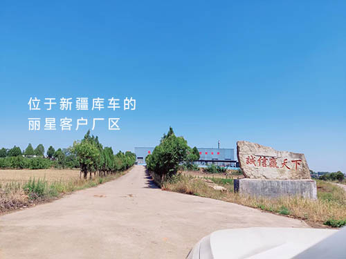 丽星水晶粉丝机到达位于新疆库车的生产厂家