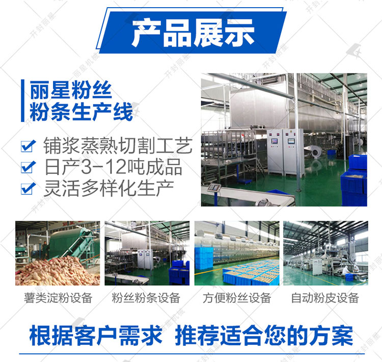 粉丝加工设备产品展示