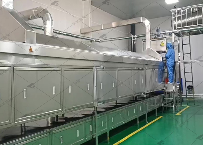 实地探访河北客户酸辣粉生产线试机现场