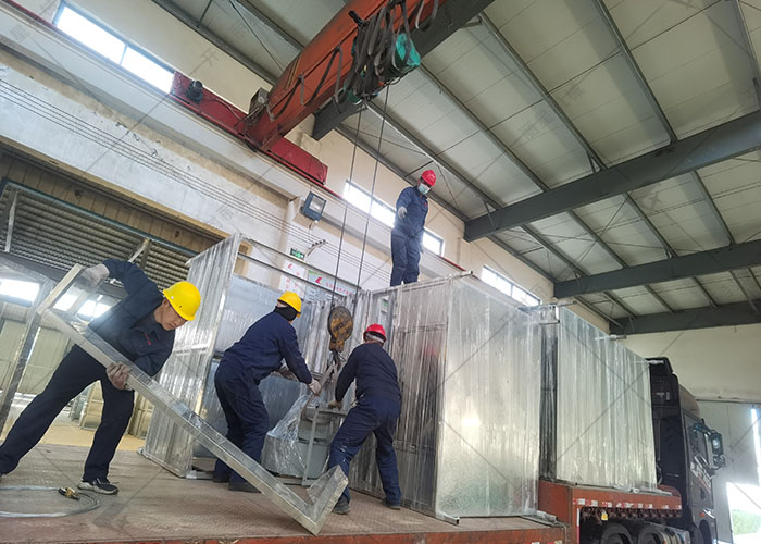 开封丽星粉丝粉条生产线装车启程