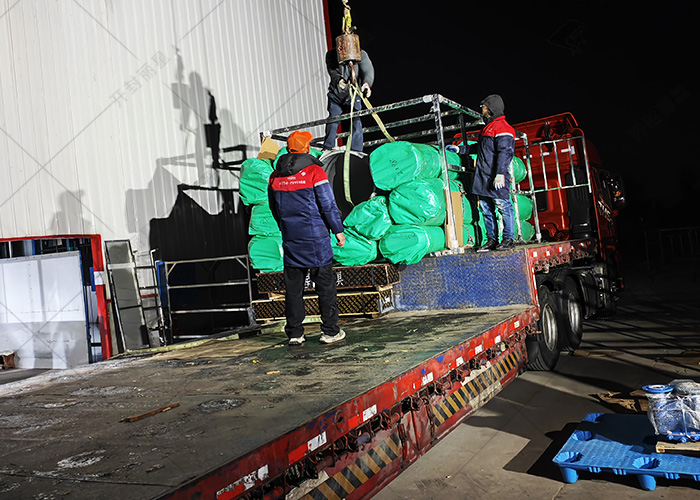 丽星粉丝粉条生产线落地湖南，团队加班加点推进安装